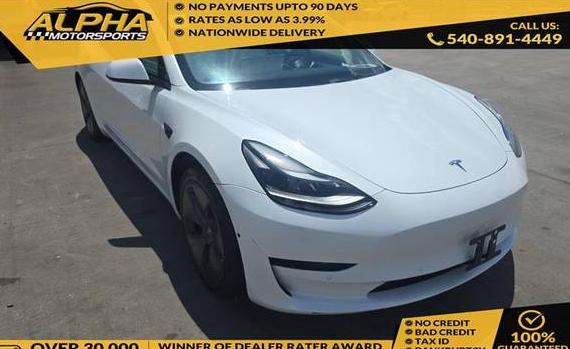 TESLA MODEL 3 2022 5YJ3E1EA2NF325828 image